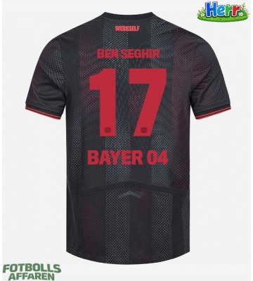Bayer Leverkusen Eliesse Ben Seghir #17 Hemmatröja 2025-26 Kortärmad